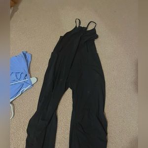 black jumpsuit